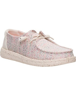 HEYDUDE Wendy Stretch Polyester Dam Taupe/Multi Loafers