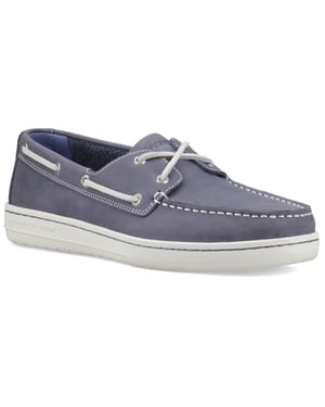 Sperry Strake 2-Oog Boot Leer Heren Marineblauwe Bootschoenen