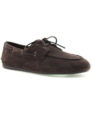 Sperry Slim Boot Lederen Dames Donkerbruin Botenschoen