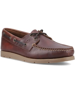 Sperry Oakland 2 Eye Boot Leer Heren Bruine Bootschoenen