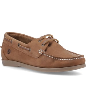 Sperry Balboa 2 Eye Boot Nubuck Dames Tan Bootschoenen