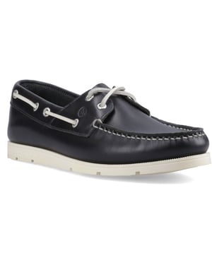 Sperry Oakland 2 Eye Boot Leer Heren Marineblauwe Bootschoenen