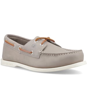 Sperry Tacoma 2 Öga Båt Läder Herr Grå Båtskor