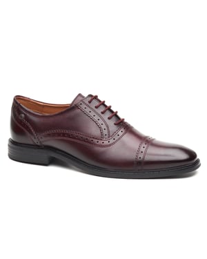 Base London Ascot Oxford Leren Heren Bordo Oxford Schoenen