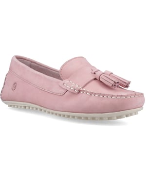 Sperry Salvador Slip On Nubuck Dames Roze Moccasinschoenen
