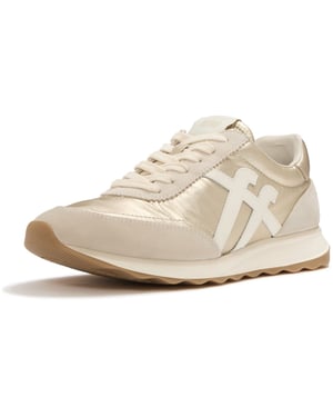 Fitflop Retro-Q FF Nylon Dames Platino Sneakers