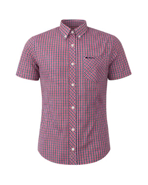 Ben Sherman Oxford Mens Red Shirt