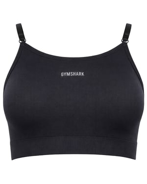 Gymshark Flex Strappy Womens Black Sports Bra
