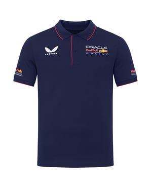 Castore Red Bull Racing Factory Mens Navy Polo Shirt
