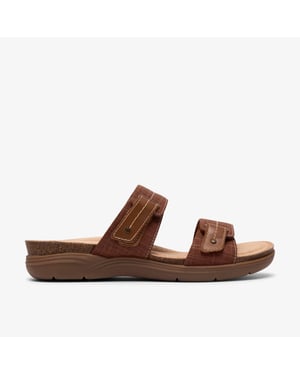 April Dusk Donkerbruin Int Sandalen