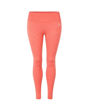 Gymshark Vital Seamless Womens Orange Marl Leggings