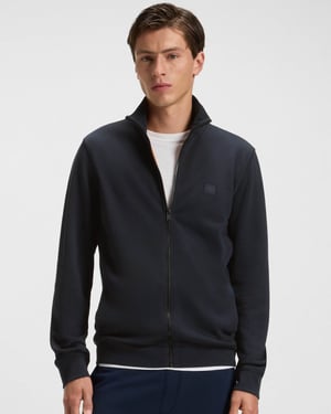 Zestart Volledige Rits Sweatshirt in Donkerblauw