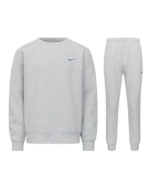 Nike Sportswear Club Men’s Fleece Crew Tracksuit in Grey
