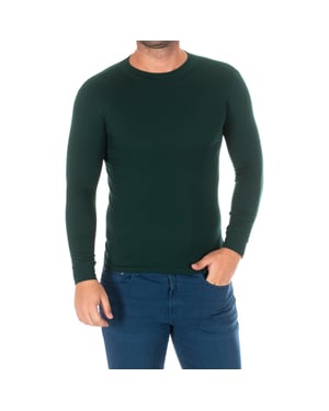 Långärmad t-shirt för män med medelhög hals 1625-H