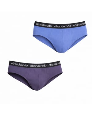 Pack of 2 Men's Elastic Cotton Briefs AA595