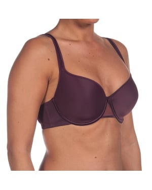 SARA Women's Microfiber Underwire Bra with Padded Cups