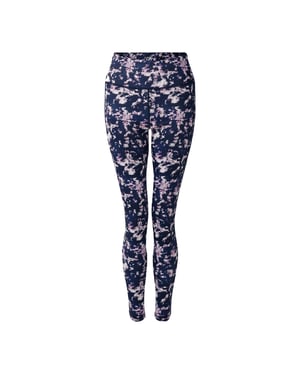 Dare 2B Dam/Lady Influential II Leggings med bläcktryck (Marinblått)