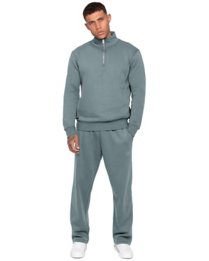 Enzo Milano | Heren Trainingspak met Half-Zip Sweatshirt