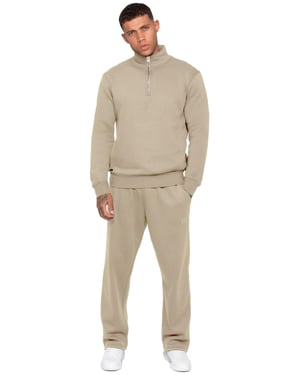Enzo Milano | Heren Trainingspak met Half-Zip Sweatshirt