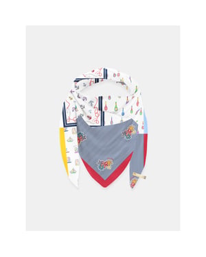 Mucho Gusto ® sjaal st. tropez maritiem patchwork