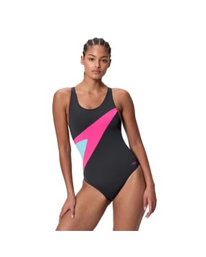 Speedo hyperboom butterfly back 1p wedstrijd badpak dames -
