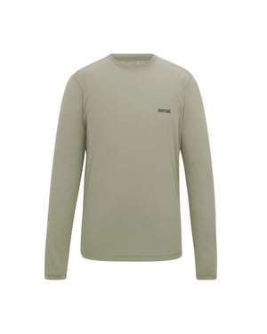 Regatta Heren Mindo Logo Lange Mouwen T-Shirt (Abbeystone)