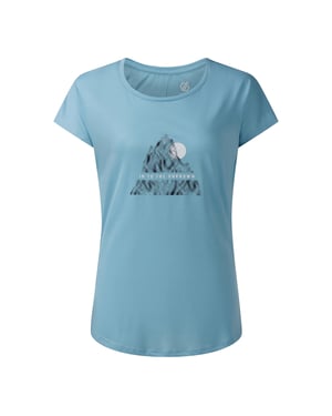 Dare 2B Dames Serenity Abstract Mountain T-Shirt (Nordic Blue)