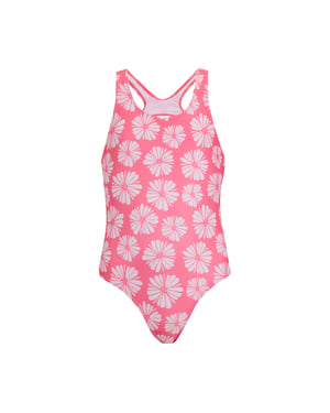 Regatta Meisjes Katrisse Bloemen Eenstuk Swimsuit (Roze Mist)