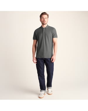 Varris Mens 100% Cotton Supersoft Polo Shirt - Deep Slate