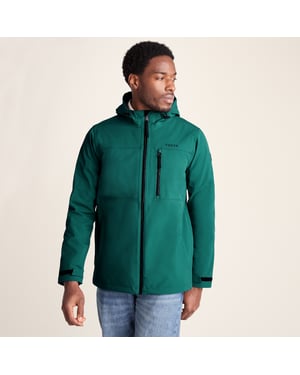 Andro Mens Hooded Waterproof Softshell Jacket - Dark Turquoise