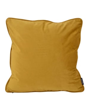 NOVÉE Velvet essential okergoud | 45 x 45 cm | kussenhoes | velvet/polyester