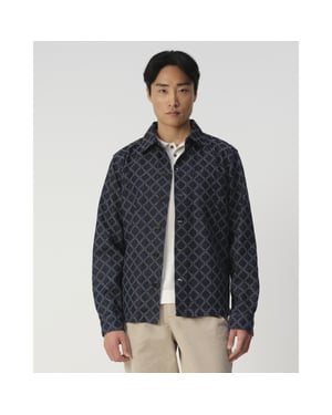 J.C. Rags Overshirt dark blue dessin