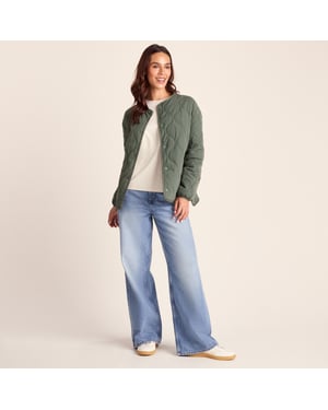Cleadon Womens Shower Resistant Lightweight Insulated Jacket - Pale Khaki