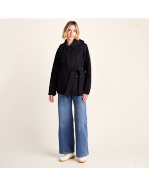 Shea Womens Waterproof Trench Coat - Black