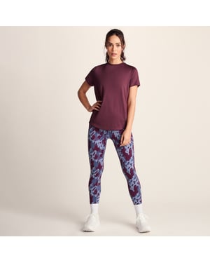 Florrie Womens Performance T-Shirt - Black Raspberry