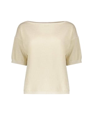 Geisha 64089-70 720 pullover lurex s/sl sand/gold