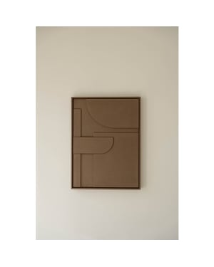 Indore Home – 3d schilderij – design b3 – abstracte vormen – 3d wandpaneel -