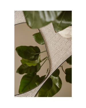 Indore Home Organische spiegel pearl | rand & facet rand | wandspiegel | 80 x 70 cm |