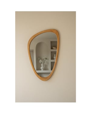 Indore Home spiegel organische vorm asymmetrisch wandspiegel 80cm -