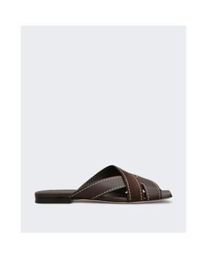 Tod's Dames sand.cuoio flat 99l fasce incr