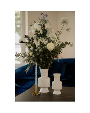 Indore Home vaas boho bloemenvaas vaas ribbel woonkamer decoratie vaas