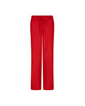 Red Button Broek srb4844a claudette sidetape red