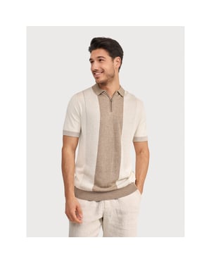 Blue Industry De half zip polo |