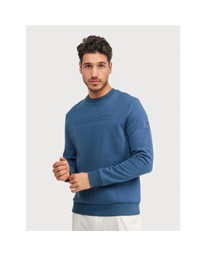 Blue Industry De logo crewneck sweater |