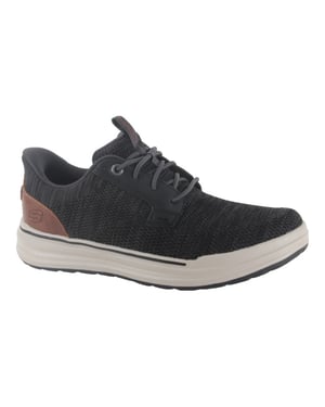 Skechers 211196 blk heren veterschoenen sportief