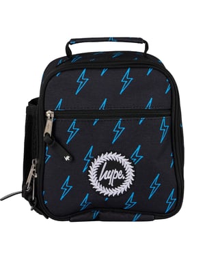 Hype Lightning Black/Blue Lunch Bag