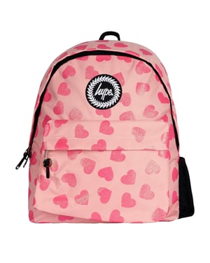 Hype Iconic Glitter Heart Pink Backpack