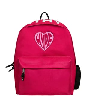 Hype Applique Heart Pink Backpack