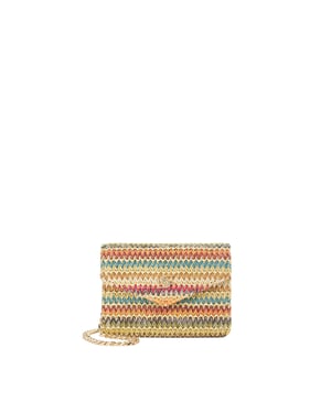 Dune Accessories Kisses - Rainbow Raffia Purse