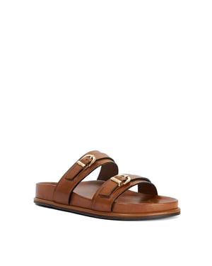 Dune Ladies Lissons - Double Strap Slip-On Sandals